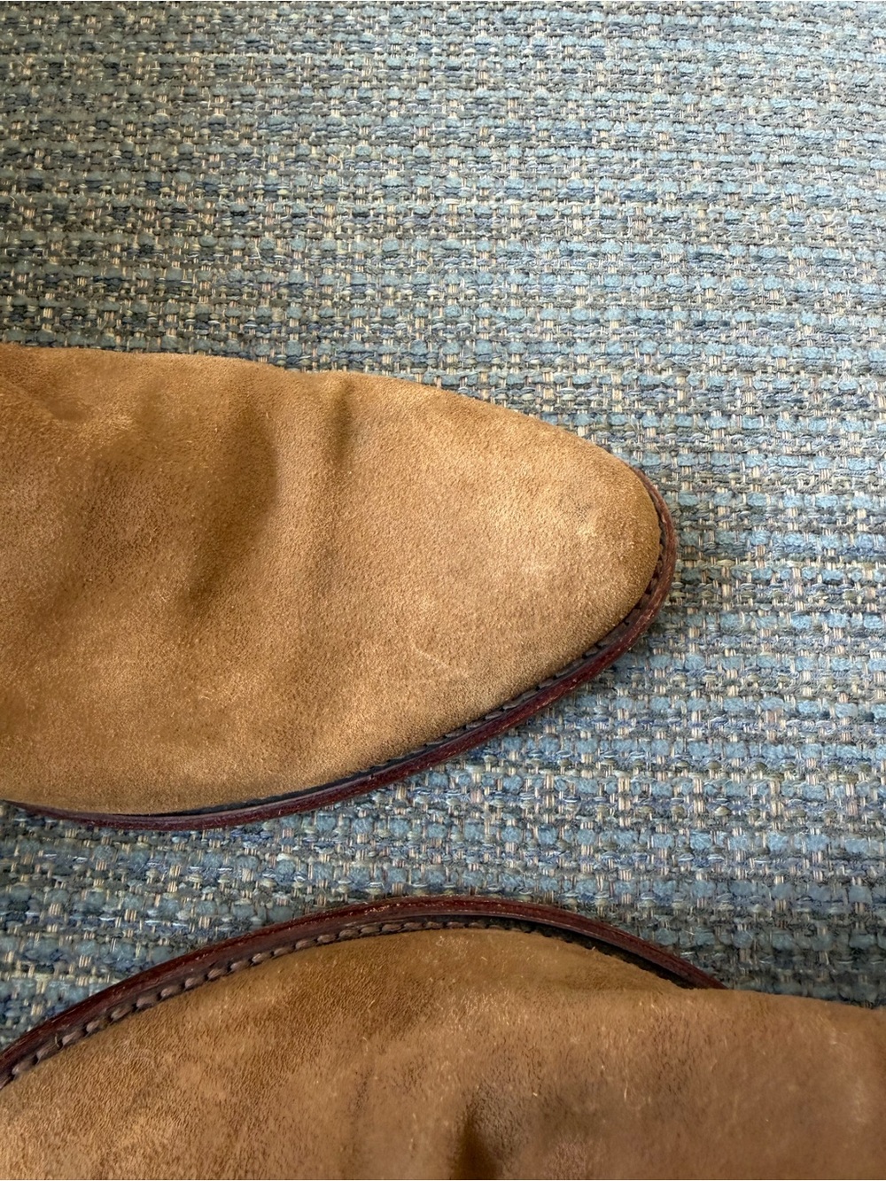 Tecovas Suede SHANE (style ) Cowboy Boots in Honey - Picture 6 of 9